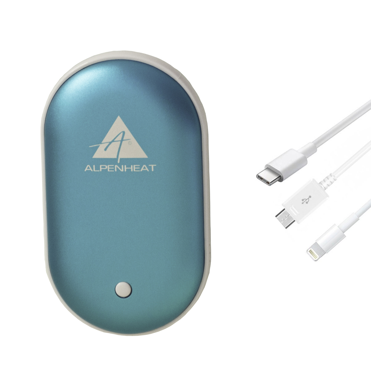 Power Bank a ohrievač rúk v jednom Alpenheat BP13 - modrá-Obuv a oblečenie > ALPENHEAT - vyhrievané oblečenie