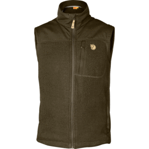 Pánska vesta Fjällräven Buck Fleece – Dark Olive 3XL-Obuv a oblečenie > FJÄLLRÄVEN oblečenie