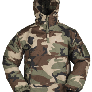 Anorak bojový MIL-TEC Combat s kapucňou - woodland