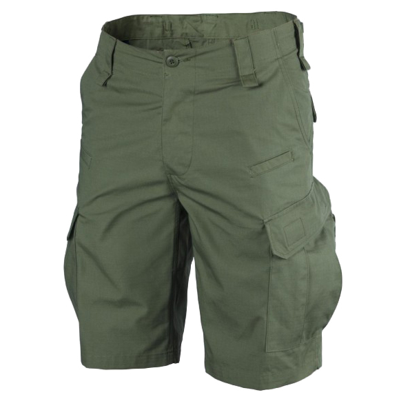 Kraťasy Helikon_tex CPU Poly Cotton Ripstop olive green XXL-Poľovnícke potreby > Army oblečenie a doplnky > Army oblečenie > Kraťasy