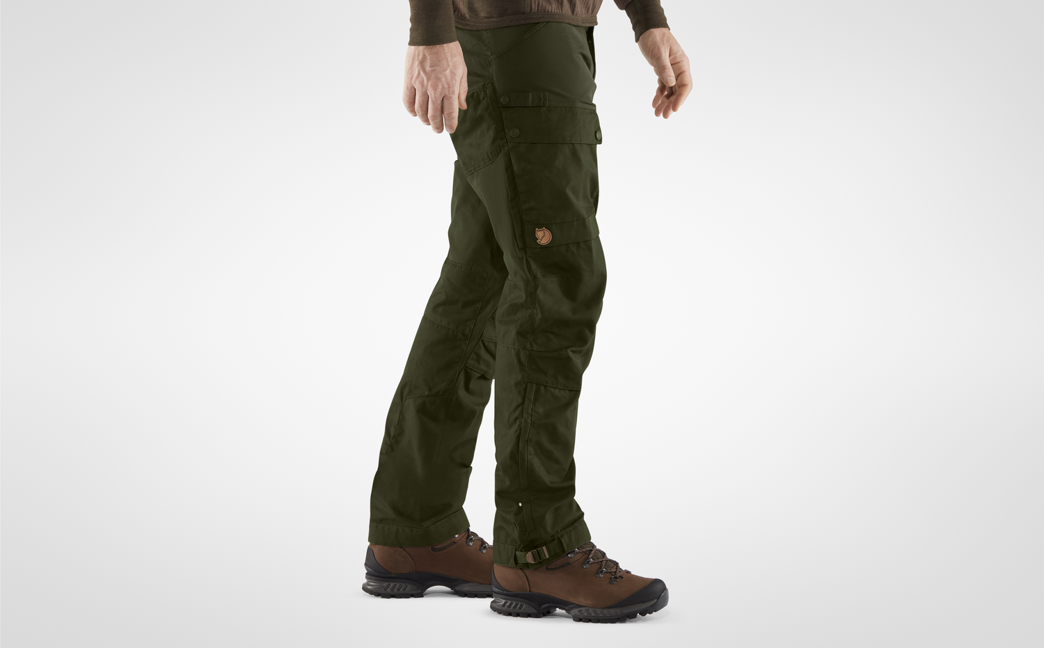Pánske nohavice Fjällräven Lappland Hybrid - Dark Olive 56-FJÄLLRÄVEN oblečenie – Obrázok 3
