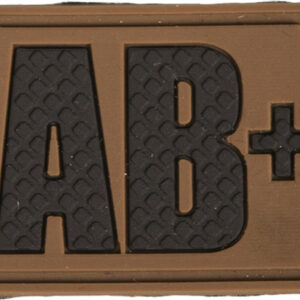 Nášivka Miltec 3D Patch krvná skupina coyote AB+-Poľovnícke potreby > Army oblečenie a doplnky > Army doplnky > 3D Patch nášivky