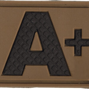 Nášivka Miltec 3D Patch krvná skupina coyote A+-Poľovnícke potreby > Army oblečenie a doplnky > Army doplnky > 3D Patch nášivky