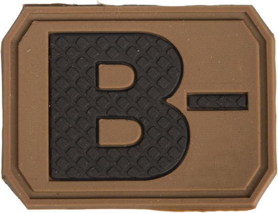 Nášivka Miltec 3D Patch krvná skupina coyote B--Poľovnícke potreby > Army oblečenie a doplnky > Army doplnky > 3D Patch nášivky