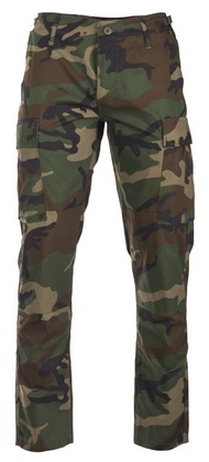 Nohavice TEESAR US BDU RIP/STOP slim fit - woodland