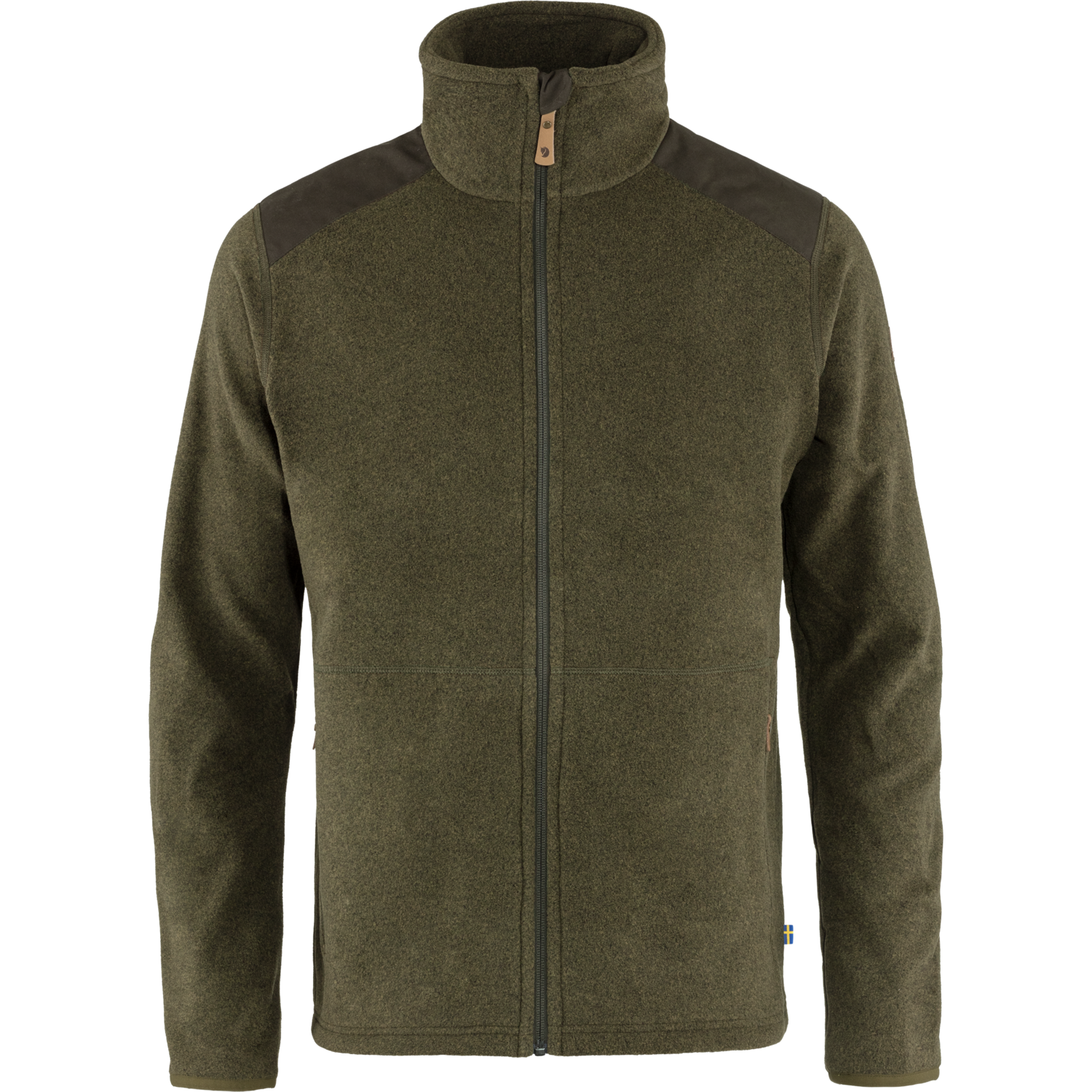 Pánska mikina Fjällräven Sten Fleece – Dark Olive 3XL-Obuv a oblečenie > FJÄLLRÄVEN oblečenie > Bundy a mikiny FJÄLLRÄVEN