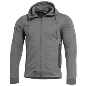 Mikina taktická PENTAGON Pentathlon 2.0 s kapucňou - cinder grey