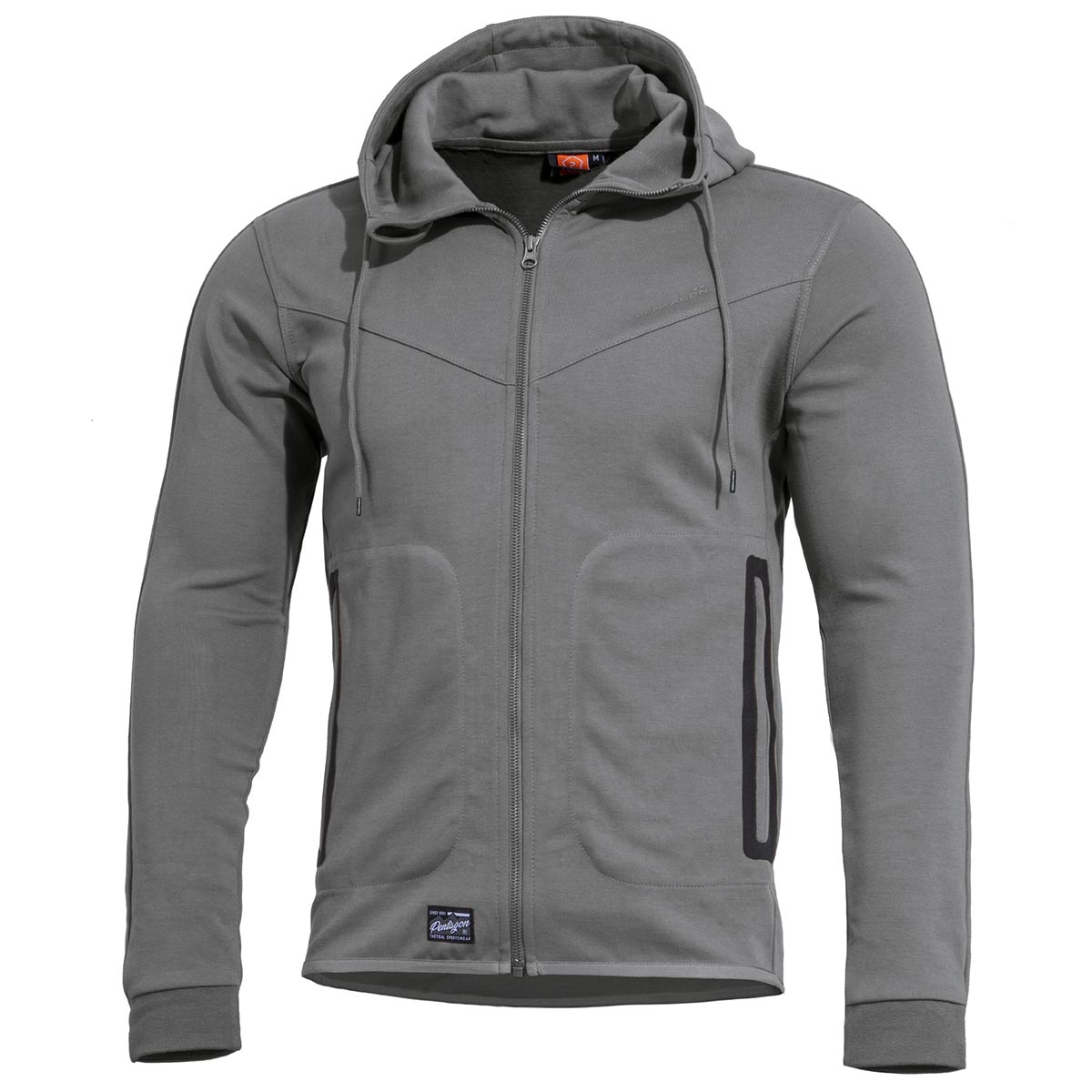 Mikina taktická PENTAGON Pentathlon 2.0 s kapucňou - cinder grey