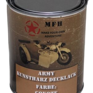 Farba vojenská v plechovke MFH 27377I - matná coyote