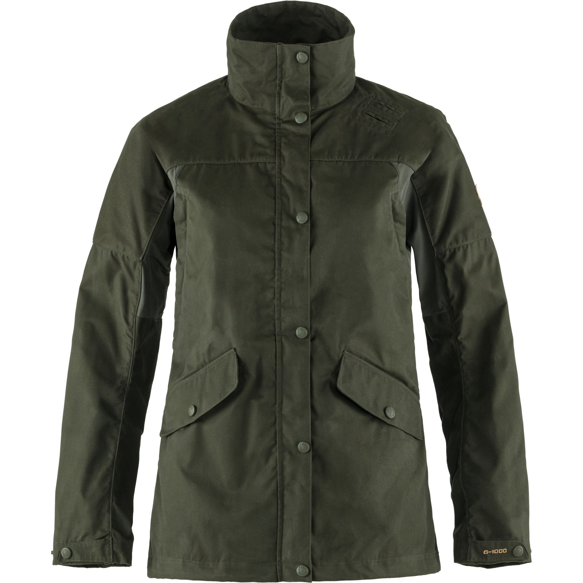 Dámska bunda Fjällräven Forest Hybrid – Dark Olive L-Obuv a oblečenie > FJÄLLRÄVEN oblečenie > Bundy a mikiny FJÄLLRÄVEN