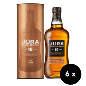 6 x  Jura 10 Y.O. Single Malt Whisky