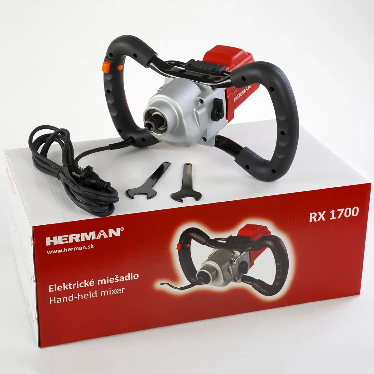 Elektrické miešadlo HERMAN RX-1700 | 1700 W M14 | Záruka: 2 roky | Náradie | Nástroje – Obrázok 3