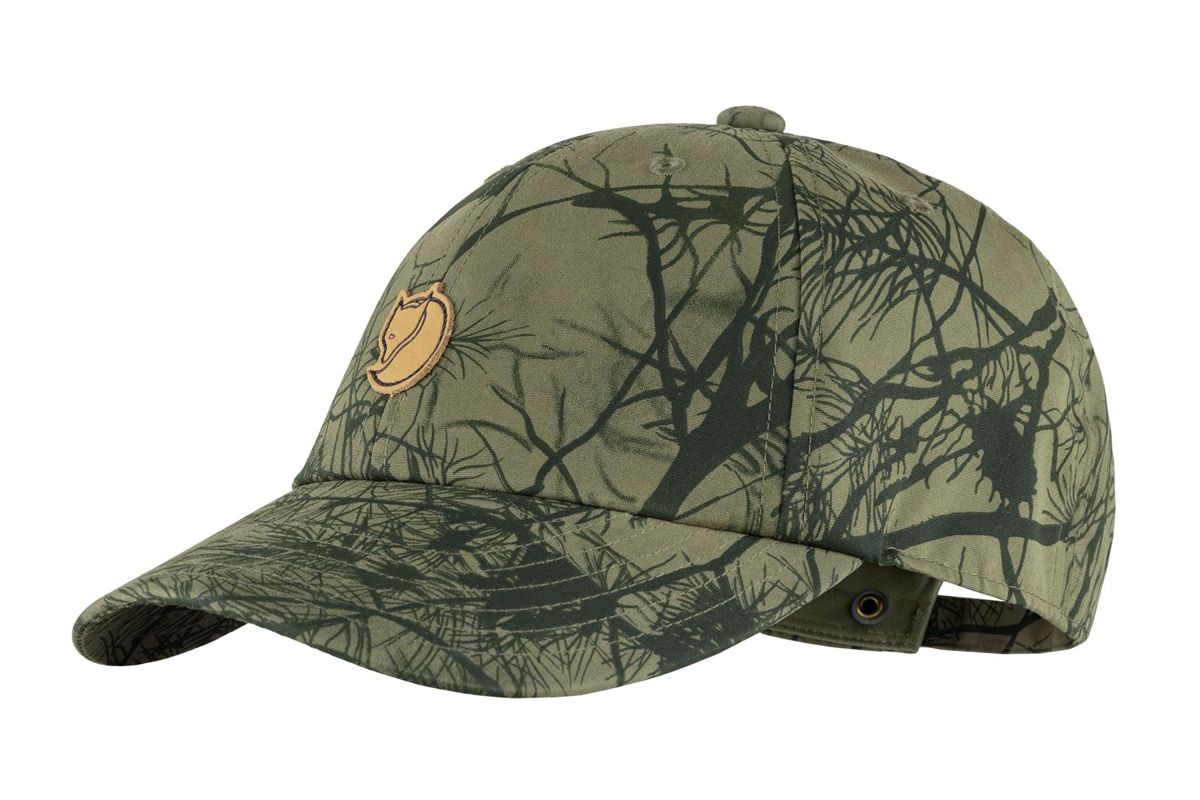 Šiltovka Fjällräven Lappland Camo Cap – Green Camo L/XL-Obuv a oblečenie > FJÄLLRÄVEN oblečenie > Doplnky FJÄLLRÄVEN