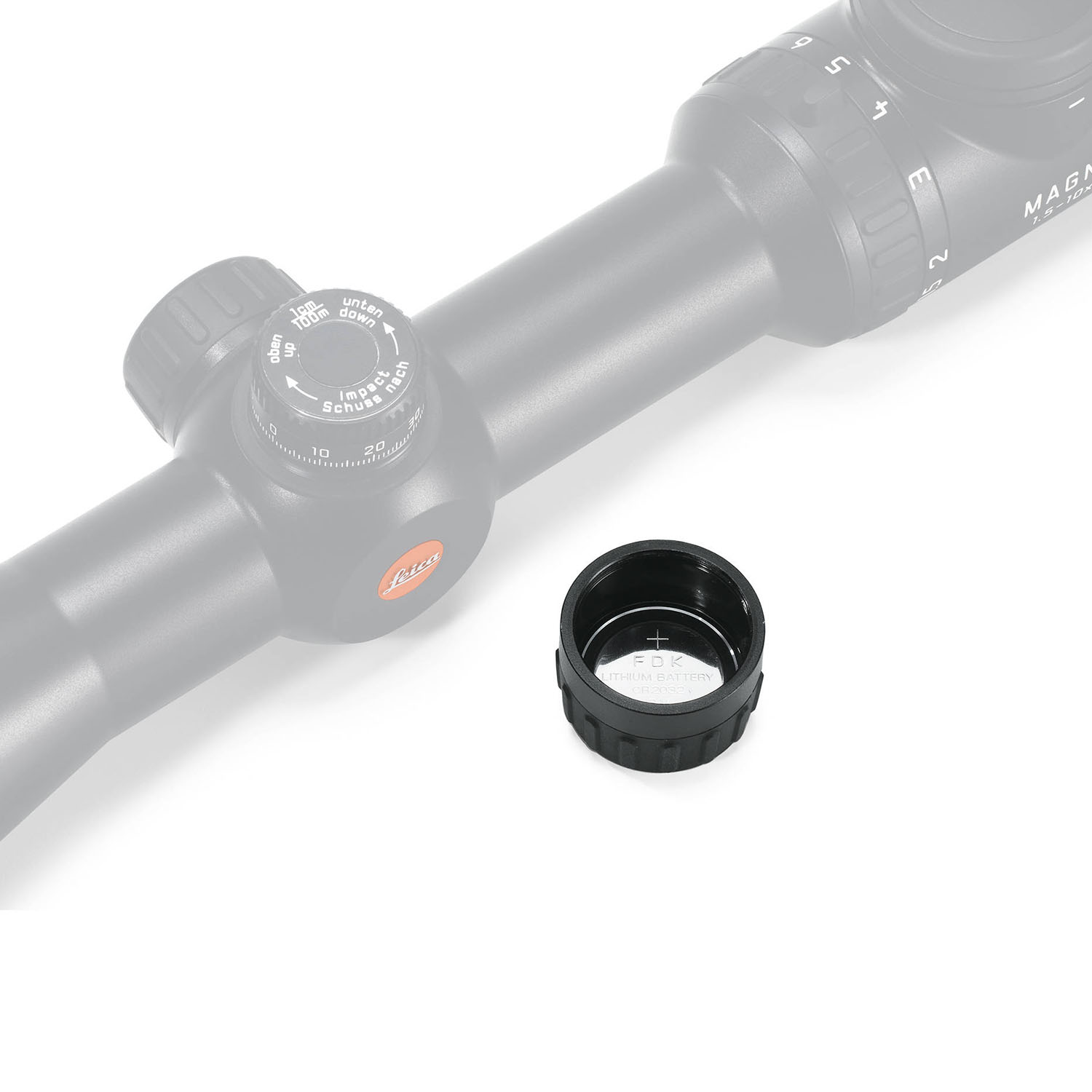 Krytka na náhradnú batériu pre puškohľady Leica Magnus a Magnus i-Optika > LEICA optika > Príslušenstvo LEICA