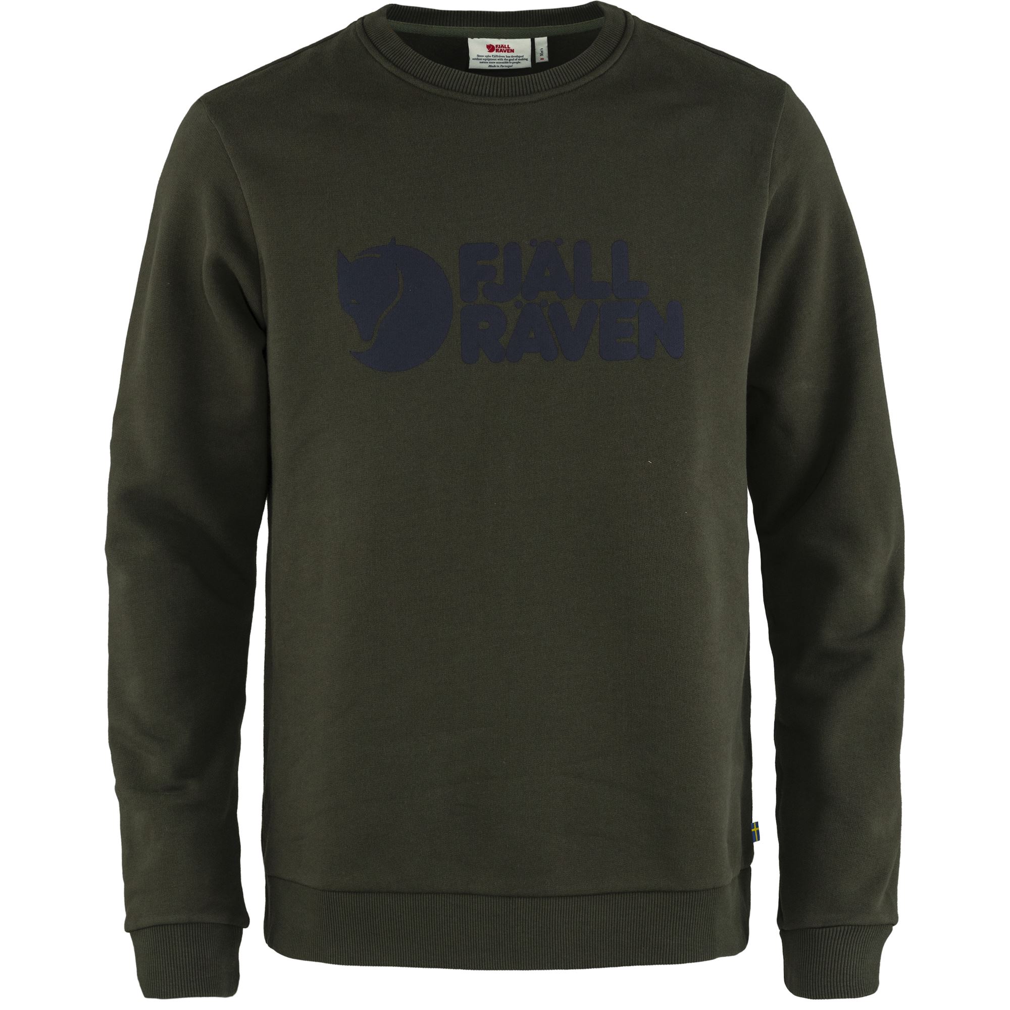 Pánska mikina Fjällräven Logo sweater Deep forest 2XL-Obuv a oblečenie > FJÄLLRÄVEN oblečenie > Bundy a mikiny FJÄLLRÄVEN