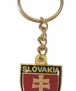 Prívesok na kľúče SVK malý - čierno/zlatý