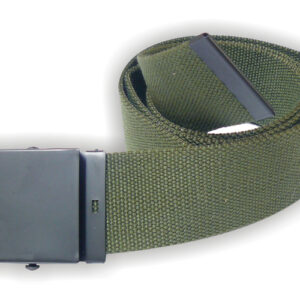 Opasok 45mm MFH 22573B s kovovou prackou - olivovozelený