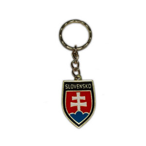 Prívesok na kľúče SVK veľký - čierno/zlatý