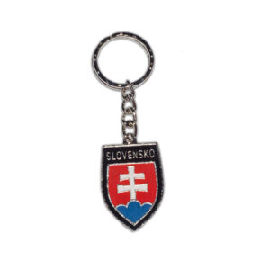 Prívesok na kľúče SVK veľký - čierno/strieborný