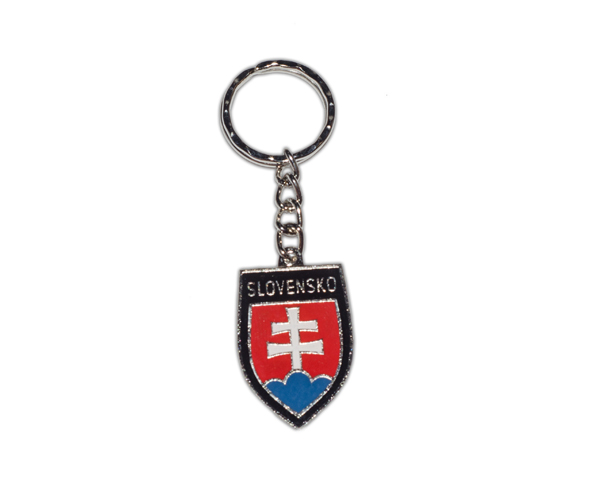 Prívesok na kľúče SVK veľký - čierno/strieborný