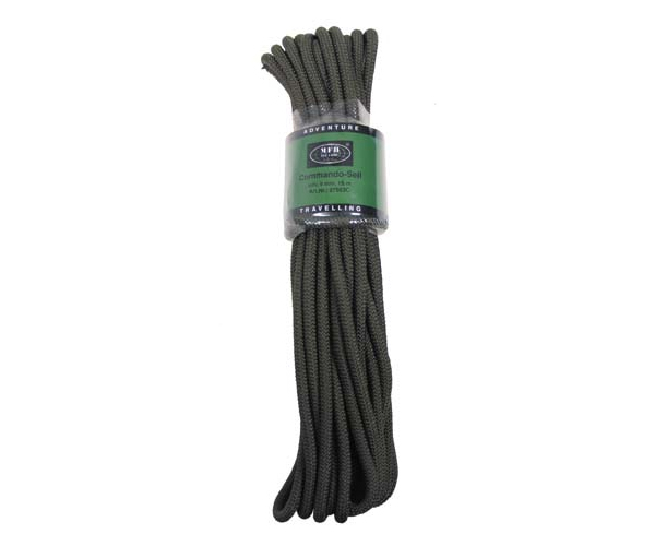 Lano špagátové MFH 27503C 15m / 9mm - olivovozelené