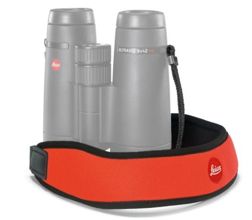Neoprénový binokulárny popruh na krk Leica - oranžový-Optika > LEICA optika > Príslušenstvo LEICA