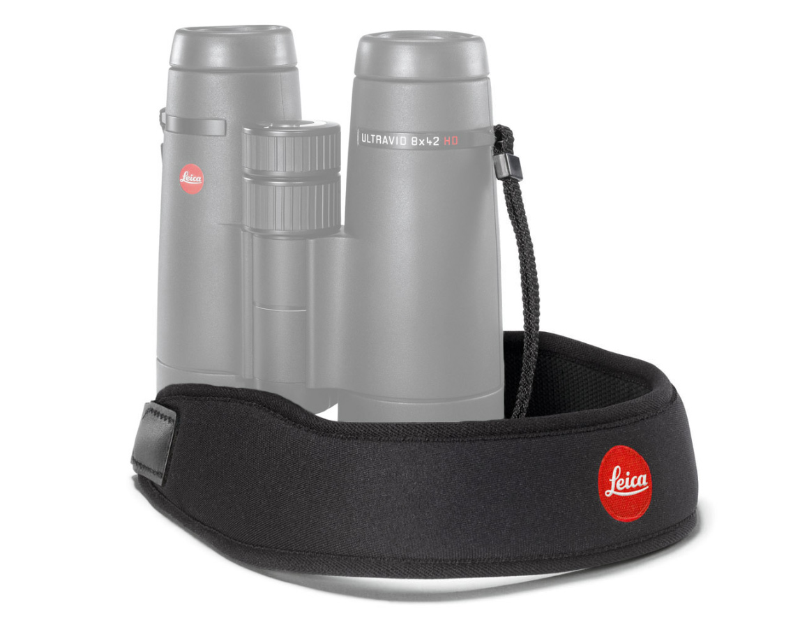 Neoprénový binokulárny popruh na krk Leica - čierny-Optika > LEICA optika > Príslušenstvo LEICA