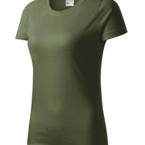 Tričko dámske MALFINI Basic 160g/m2 - olivové