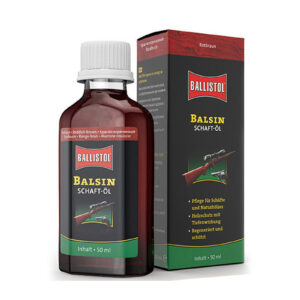 Ošetrujúci olej Balsin na pažbu červenohnedý  – 50 ml-Poľovnícke potreby > Zbrane a strelivo > Doplnky pre zbrane > Čistenie zbraní