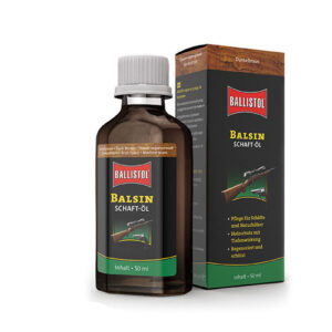 Ošetrujúci olej Balsin na pažbu tmavohnedý – 50 ml-Poľovnícke potreby > Zbrane a strelivo > Doplnky pre zbrane > Čistenie zbraní