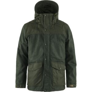 Pánska bunda Fjällräven Värmland Wool – Deep Forest 2XL-Obuv a oblečenie > FJÄLLRÄVEN oblečenie > Bundy a mikiny FJÄLLRÄVEN