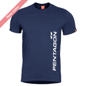 Tričko PENTAGON Vertical - mid blue