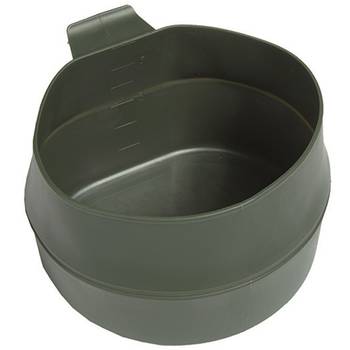 Hrnček MilTec skladací 200ml zelený-Poľovnícke potreby > Army oblečenie a doplnky > Survival - Bushcraft > Kemping a varenie