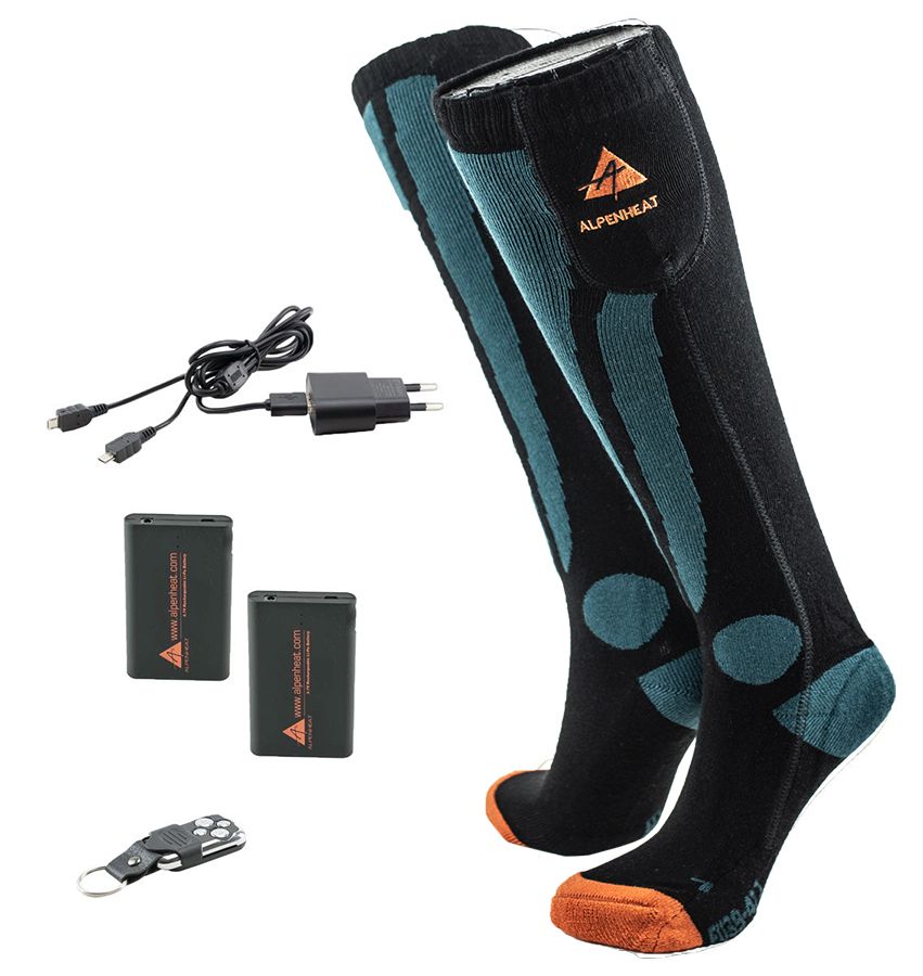 Vyhrievané ponožky Alpenheat FIRE-SKI Merino M-Obuv a oblečenie > ALPENHEAT - vyhrievané oblečenie
