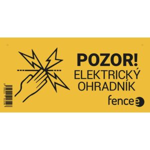 Výstražná tabuľka Fencee-Poľovnícke potreby > Ostatné doplnky > Elektrické ohradníky Fencee > Príslušenstvo k ohradníkom Fencee