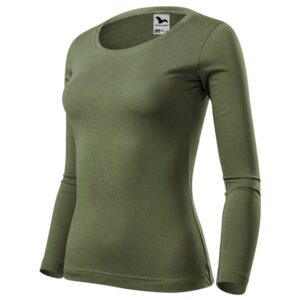 Tričko dámske MALFINI FIT-T 160g/m2 - khaki