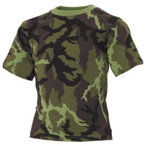 Tričko detské MFH 17011J - CZ camo