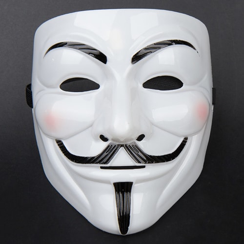 Anonymous maska Vendetta - biela – tip na darček