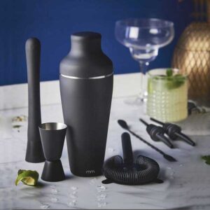 Barmanský set - matný čierny – tip na darček