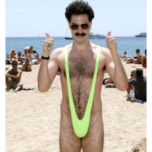 Borat plavky Mankini – tip na darček