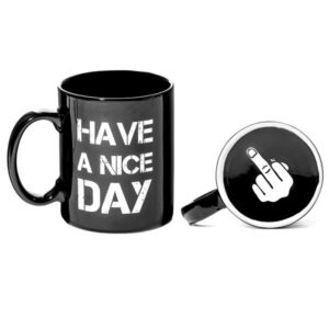 Hrnček Have a nice day - čierny – tip na darček