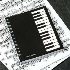 Hudobný zápisník I love music – tip na darček