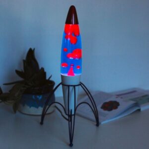 Lávová lampa raketa – tip na darček