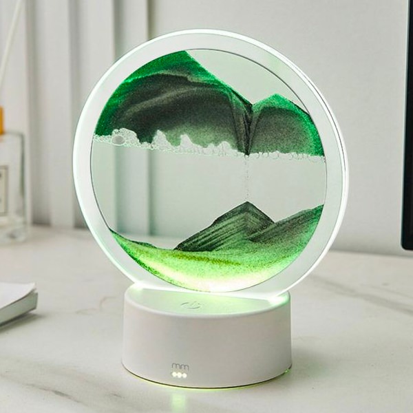 LED lampa so scenériou piesku Sandscape – tip na darček