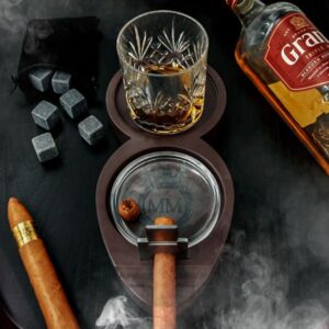 Luxusná sada na whisky a cigaru – tip na darček