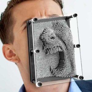 Oceľové odtlačky Pin Art - veľké – tip na darček