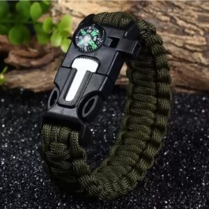 Paracord náramok s kompasom – tip na darček