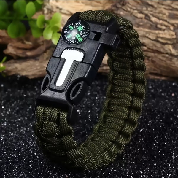 Paracord náramok s kompasom – tip na darček