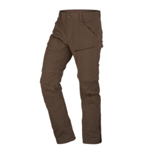 Nohavice NORTHFINDER Johnny Adventure Light Stretch 2v1 - hnedé