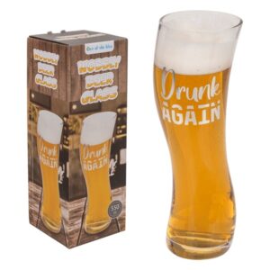 Pohár na pivo Drunk Again – tip na darček